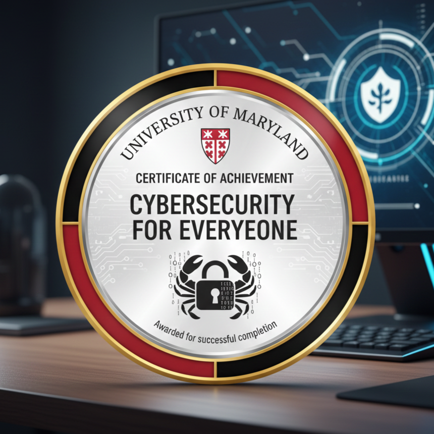Coursera Maryland Certificate Badge
